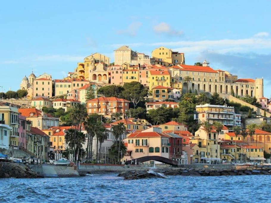 Casa Vista Mare - Superb Garden And Parking Included Villa Imperia Exterior foto