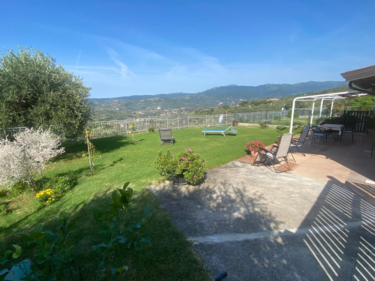 Casa Vista Mare - Superb Garden And Parking Included Villa Imperia Exterior foto